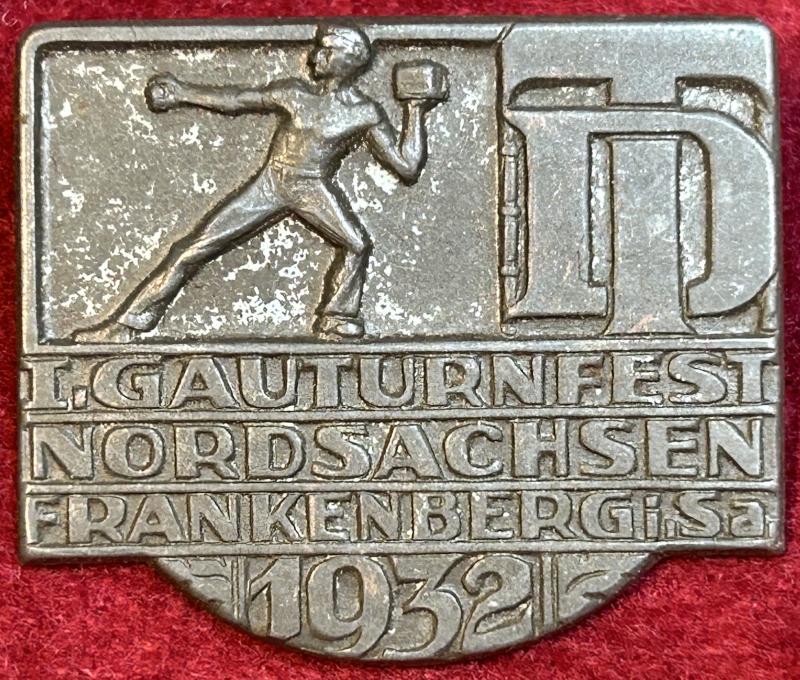 3rd Reich DT 1. Gauturnfest Nordsachsen 1932