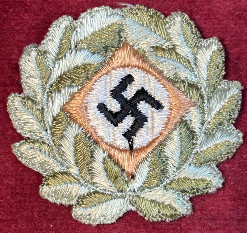 3rd Reich Patriotischen Stickerei mit Hakenkreuz