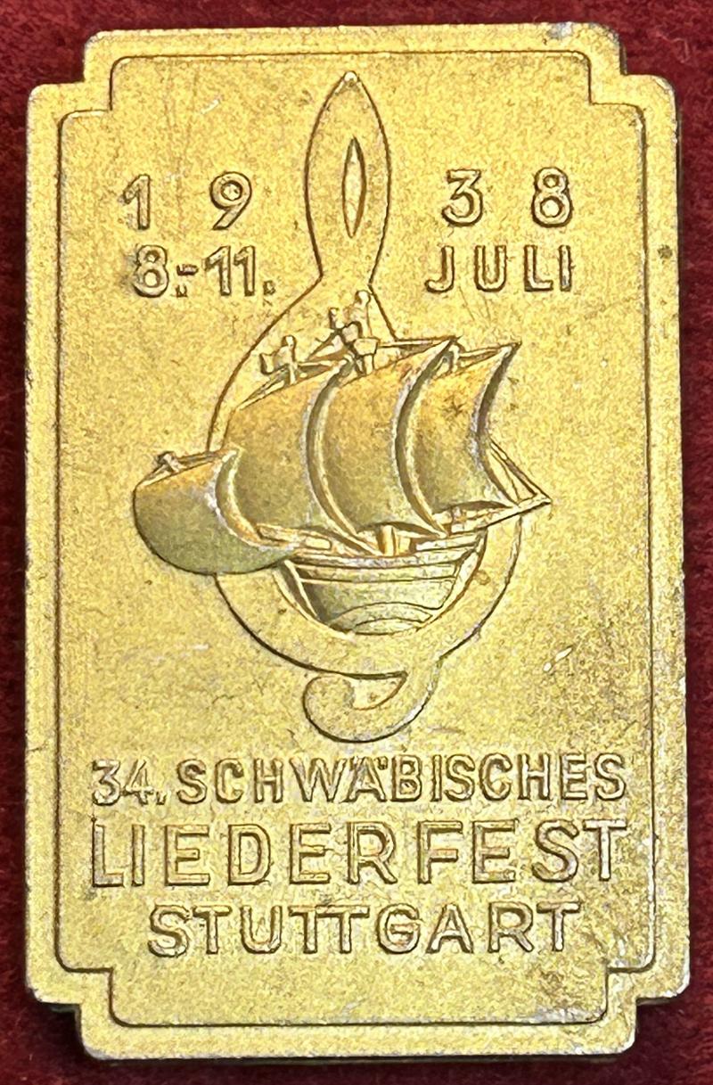 3rd Reich 34. Schwabisches Liederfest Stuttgart