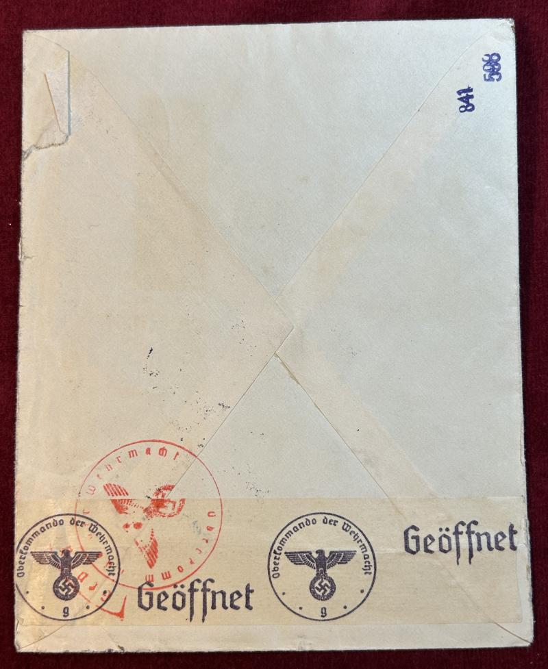 3rd Reich Ein an Generalmajor Kurt von Tippelskirch adressierter Umschlag