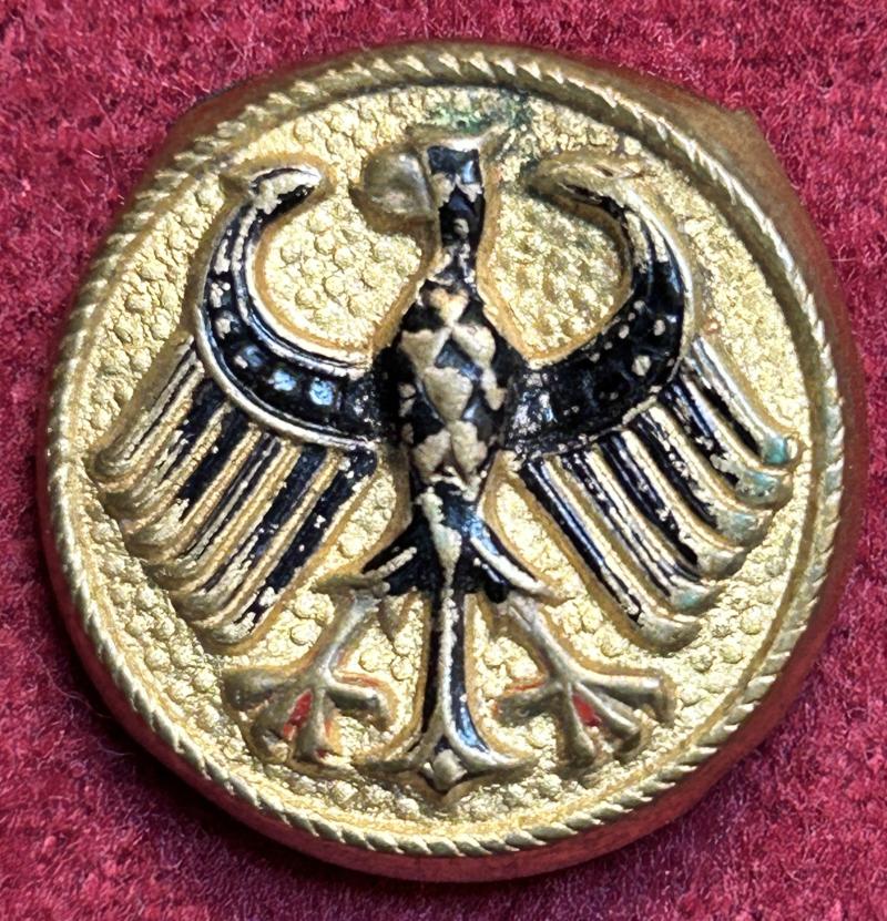 Deutsche Reich Reichspost Kockarde für Schirmmütze Modell 1928