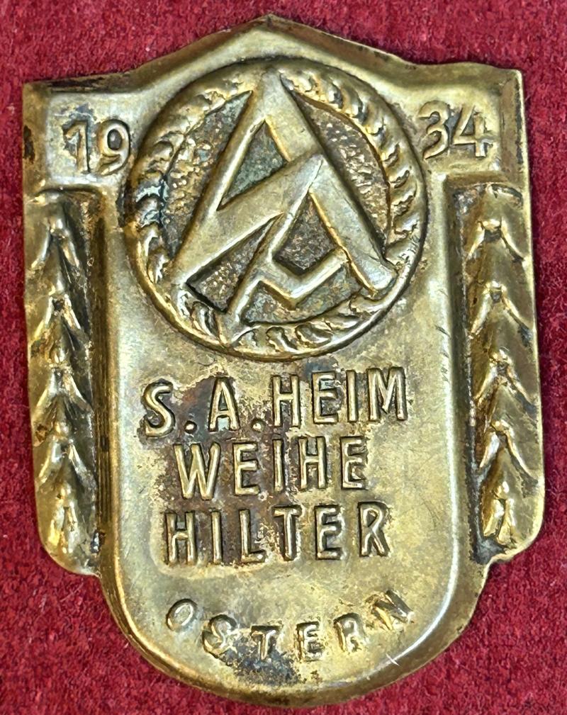 3rd Reich SA Heim weihe Hitler Ostern 1934
