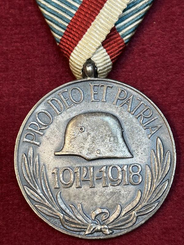 Hungary Pro Deo et Patria WWI medal