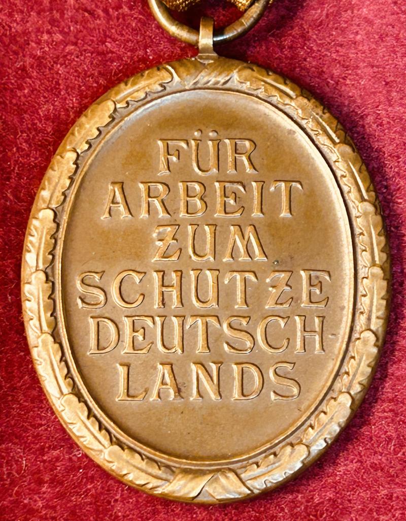 3rd Reich Deutsches Schutzwall-Ehrenzeichen