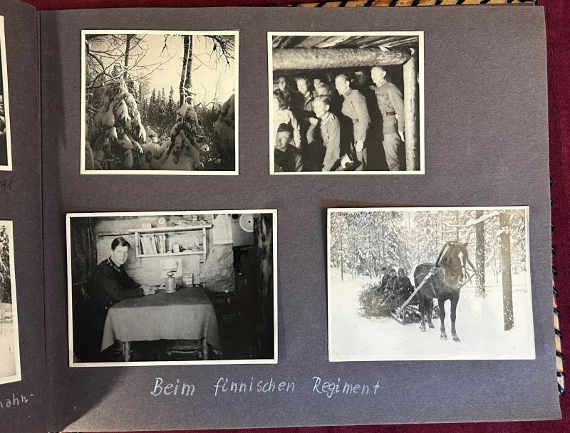 3rd Reich Wehrmacht Fotoalbum Fortsetzungskrieg Finnland