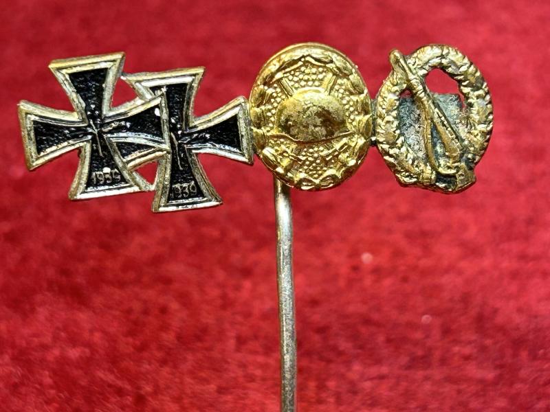 Miniaturspange 1957 Ein Veteran des 2. Weltkriegs (4 Medaillen)