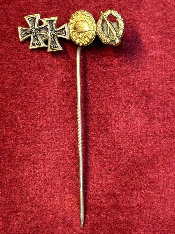 Miniaturspange 1957 Ein Veteran des 2. Weltkriegs (4 Medaillen)
