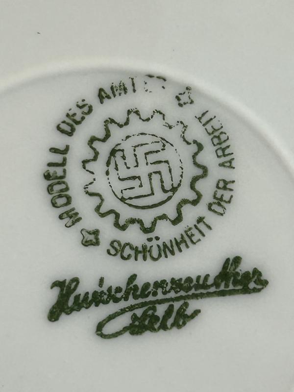 3rd Reich DAF Kaffee Untertasse