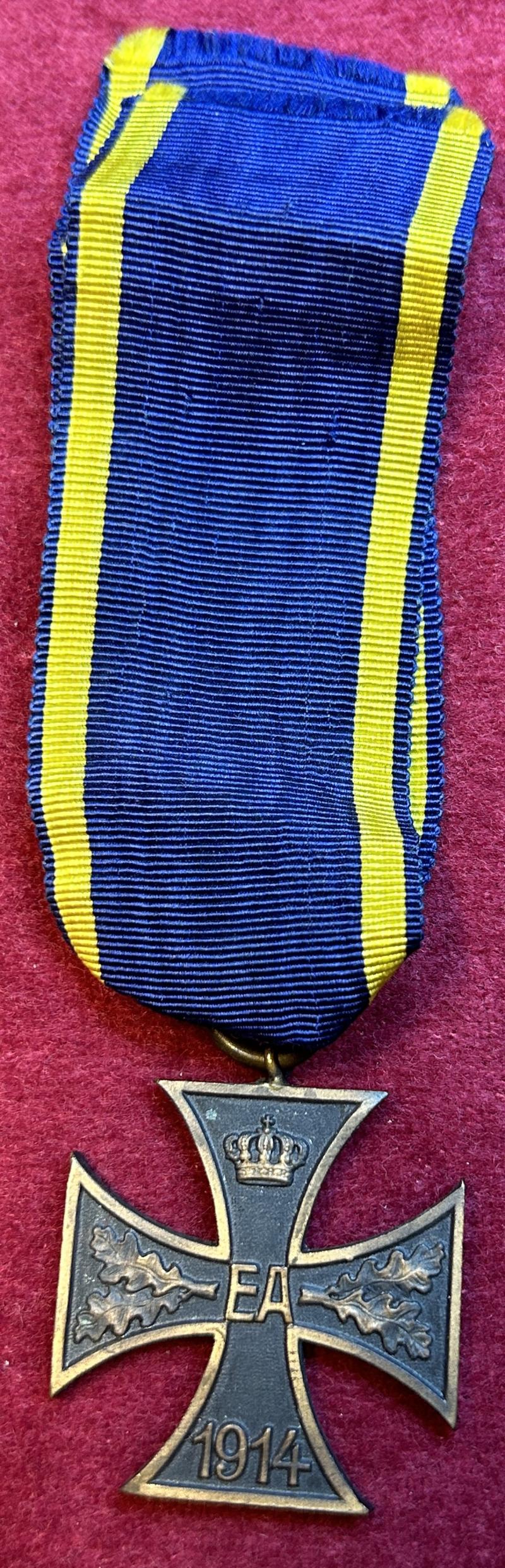Kaiserreich Herzogtum Braunschweig Kriegsverdienstkreuz 2.Klasse