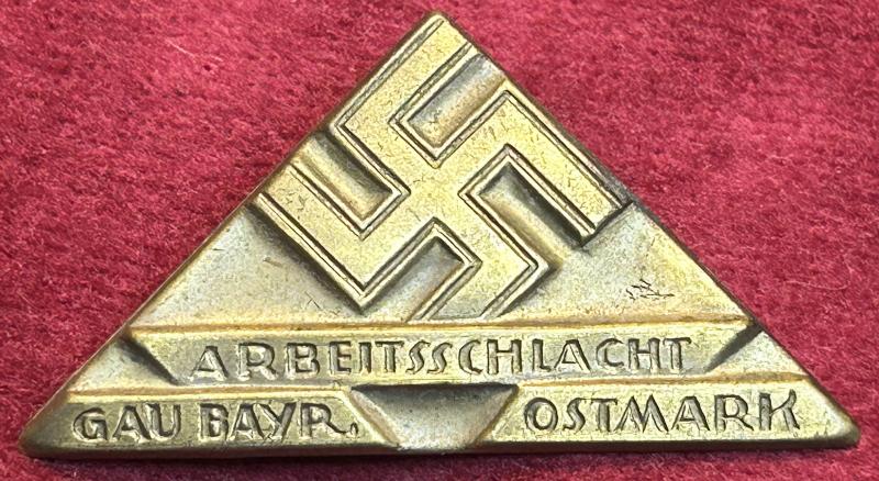 3rd Reich Arbeitsschlacht Gau Bayern Ostmark