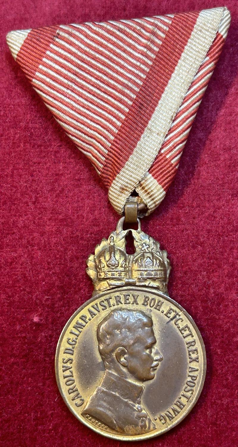 Österreich-Ungarn Militär-Verdienstmedaille in Bronze (Kaiser Karl)