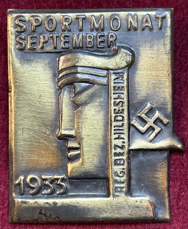 3rd Reich Sportmonat September 1933 Hildesheim