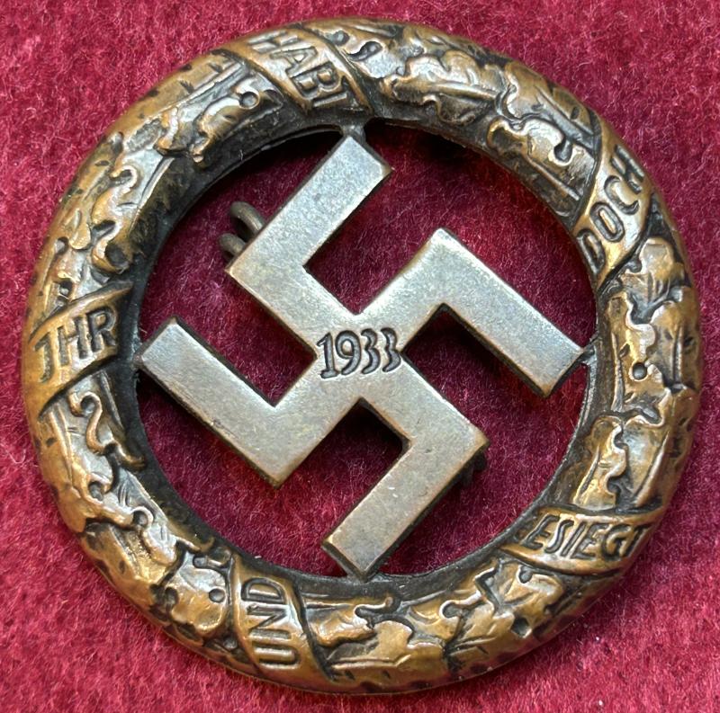 3rd Reich NSDAP Erinnerungsabzeichen 1933 Gau München