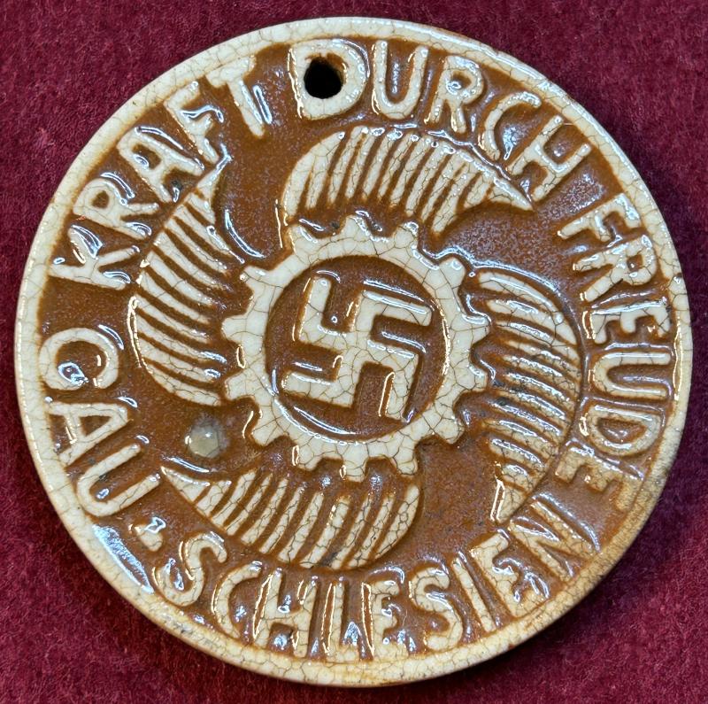3rd Reich KdF Gau Schlesien abzeichen