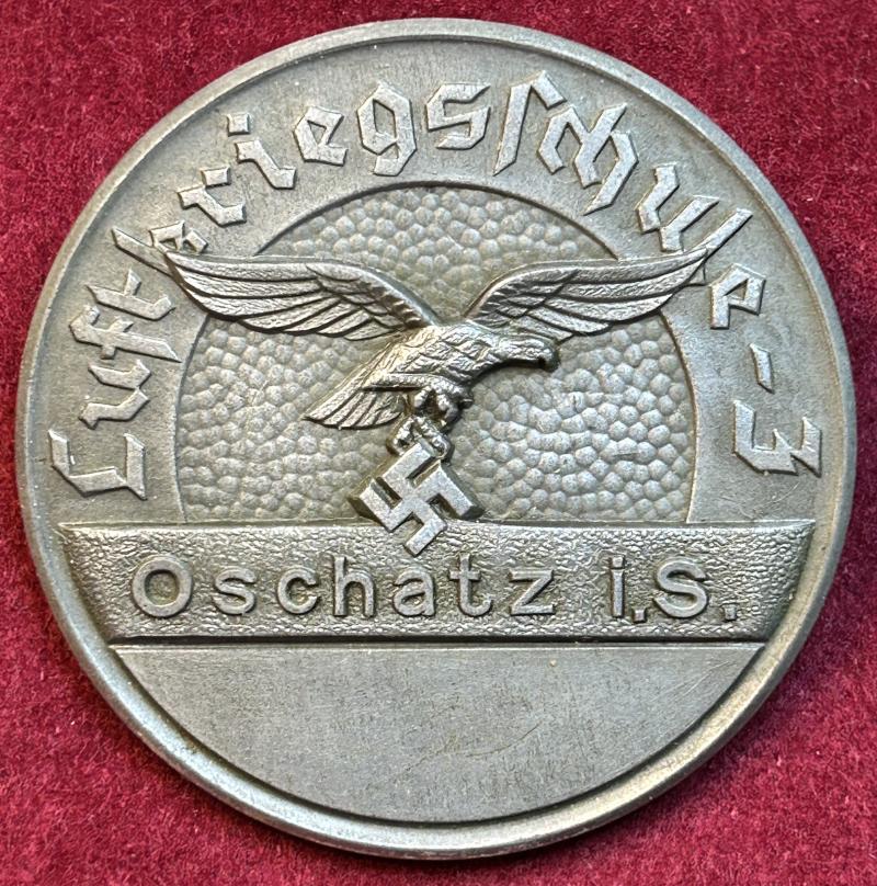 3rd Reich Luftwaffe Ehrenmedaille der Luftkriegsschule 3