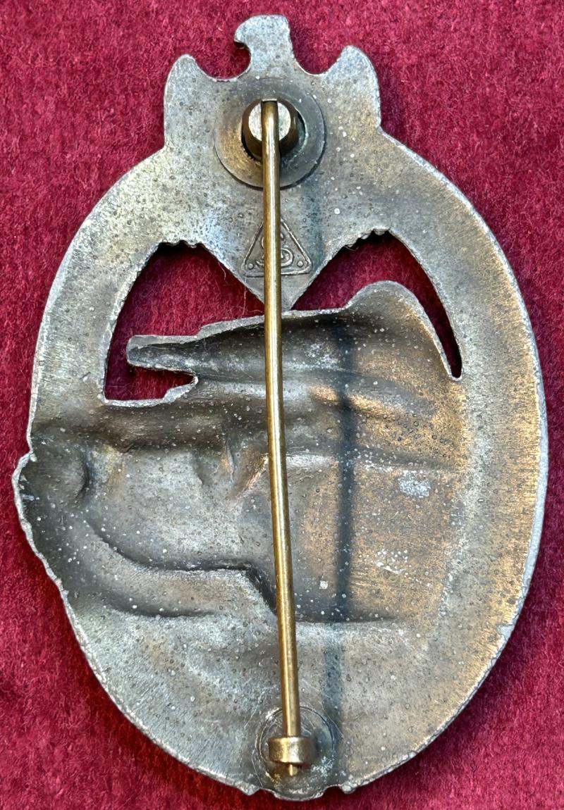 3rd Reich Panzerkampfabzeichen in Bronze (AS im Dreieck)