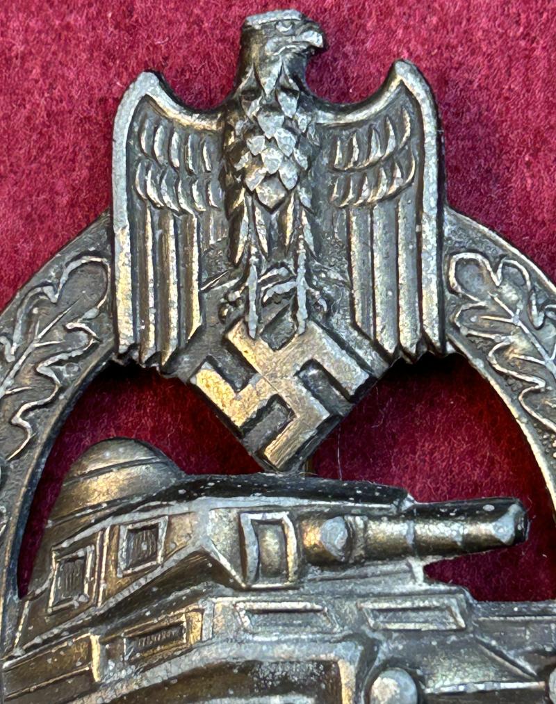 3rd Reich Panzerkampfabzeichen in Bronze (AS im Dreieck)