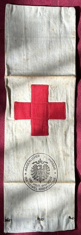 Kaiserreich Armbinde Freiwillige Krankenpflege