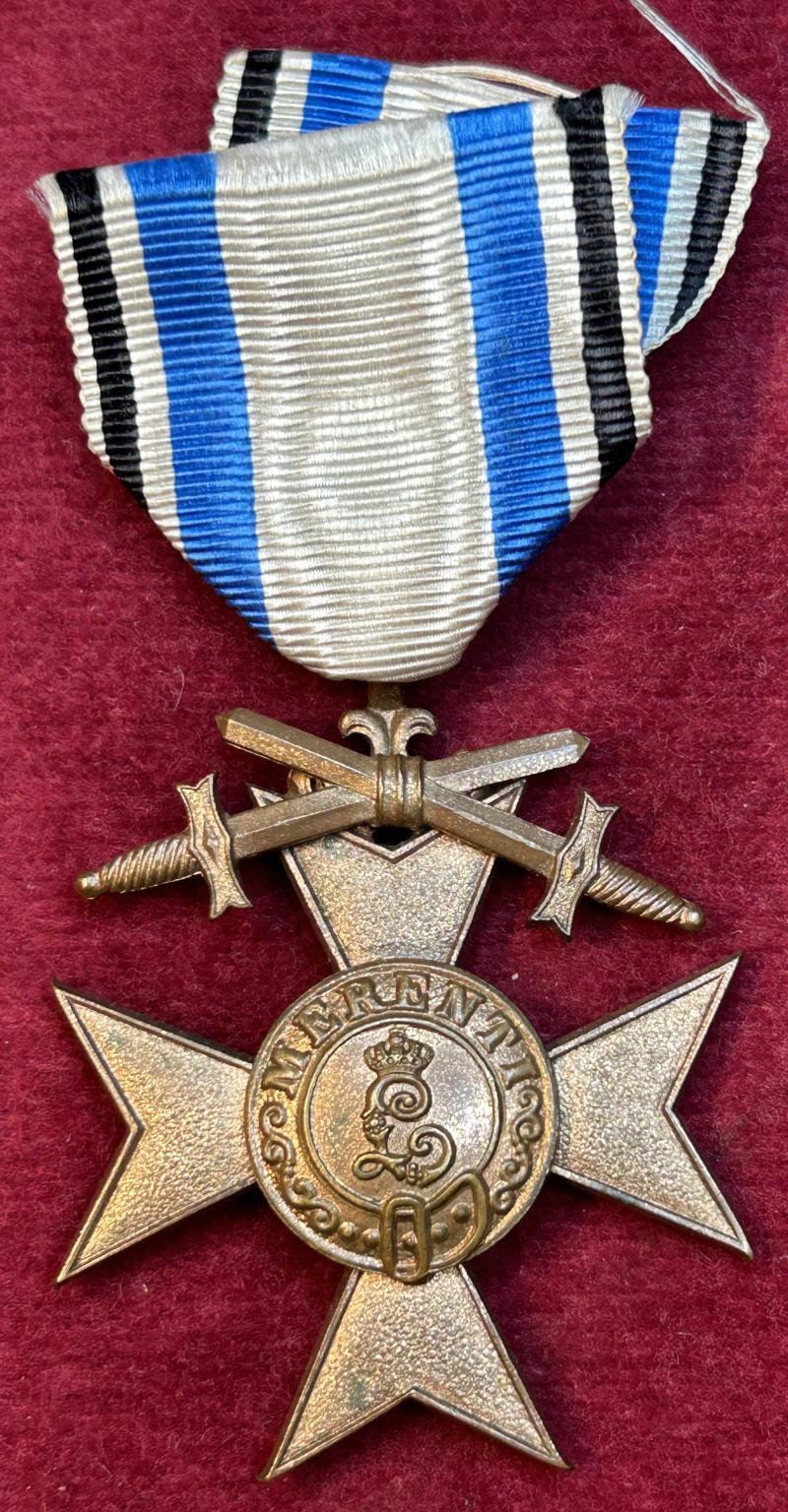 Kaiserreich Bayerischer Militärverdienstkreuz 3.Klasse mit Schwertern