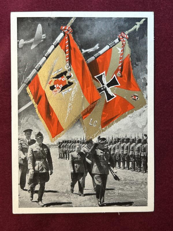 3rd Reich Heimkehr der deutschen Legion (Condor) Postkarte