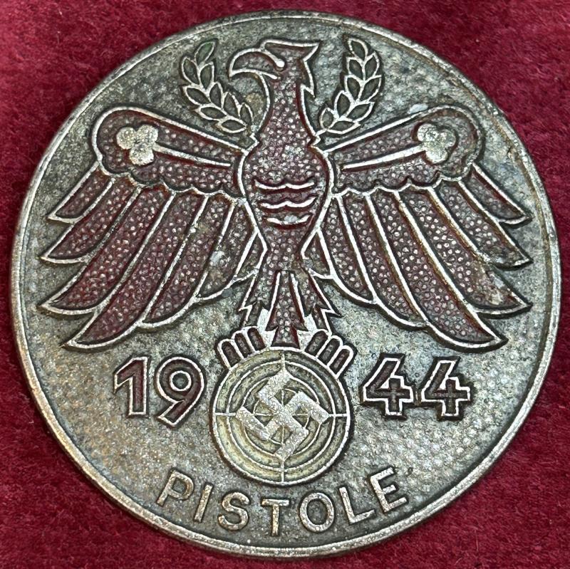 3rd Reich Standschützenverband Tirol-Vorarlberg Gauleistungsabzeichen in Silber 1944 