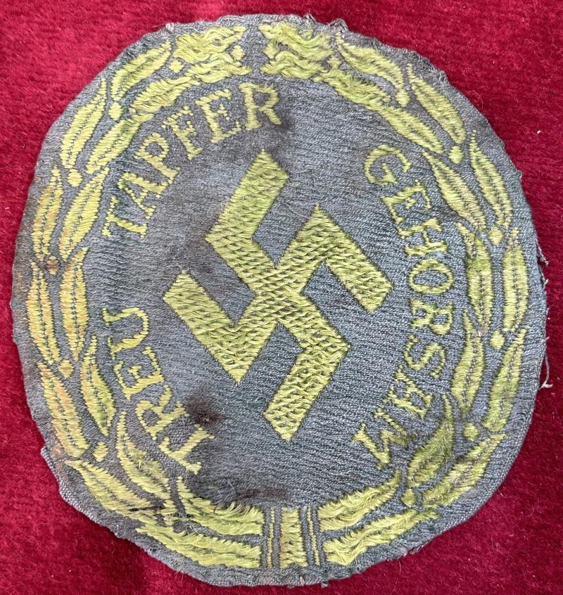 3rd Reich Schuma-Armelabzeichen für die Schutzpolizei