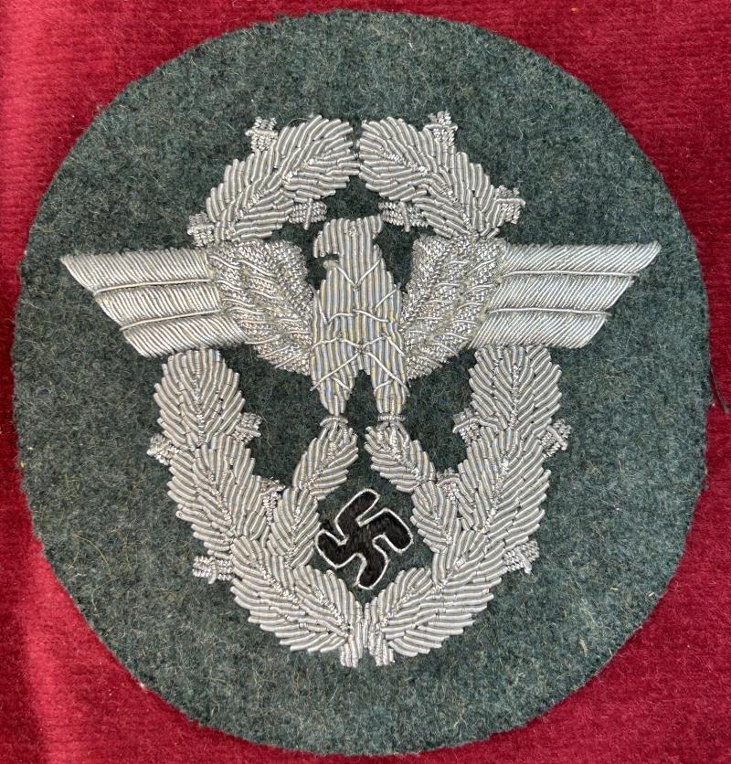 3rd Reich Polizei Ärmeladler für Offiziere