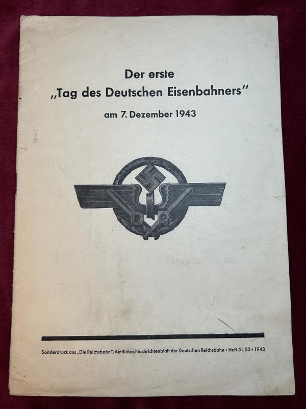 3rd Reich DR Der erste Tag der Deutschen Eisenbahners 1943