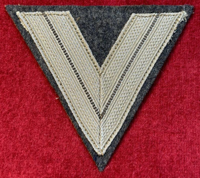 3rd Reich Luftwaffe Armwinkel obergefreiter (Rückseite aus Leder)