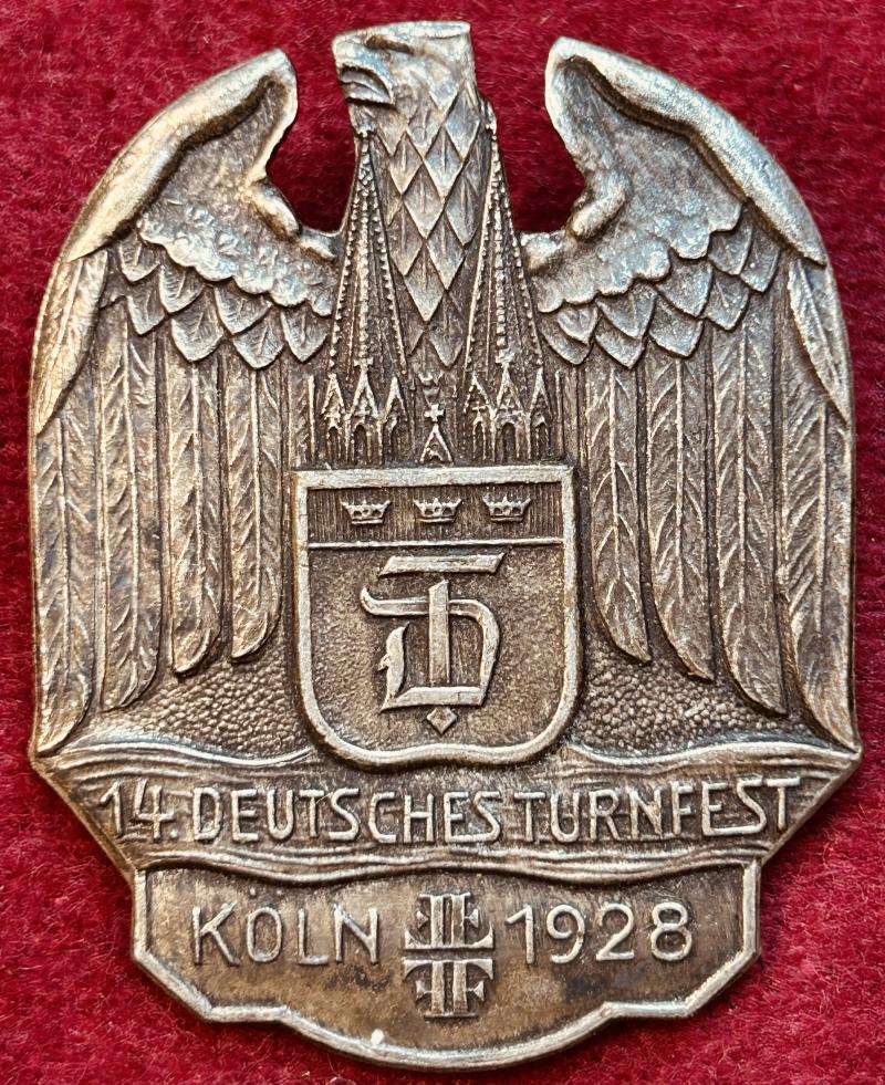 Deutsche Reich DT 14. Deutsche Turnfest Köln 1928