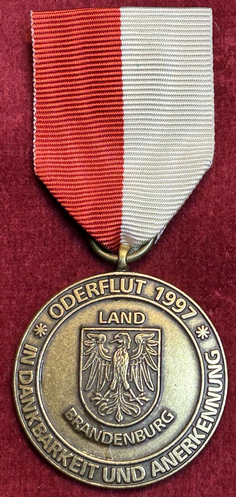 BRD Oderflut-Medaille des Landes Brandenburg (1997)